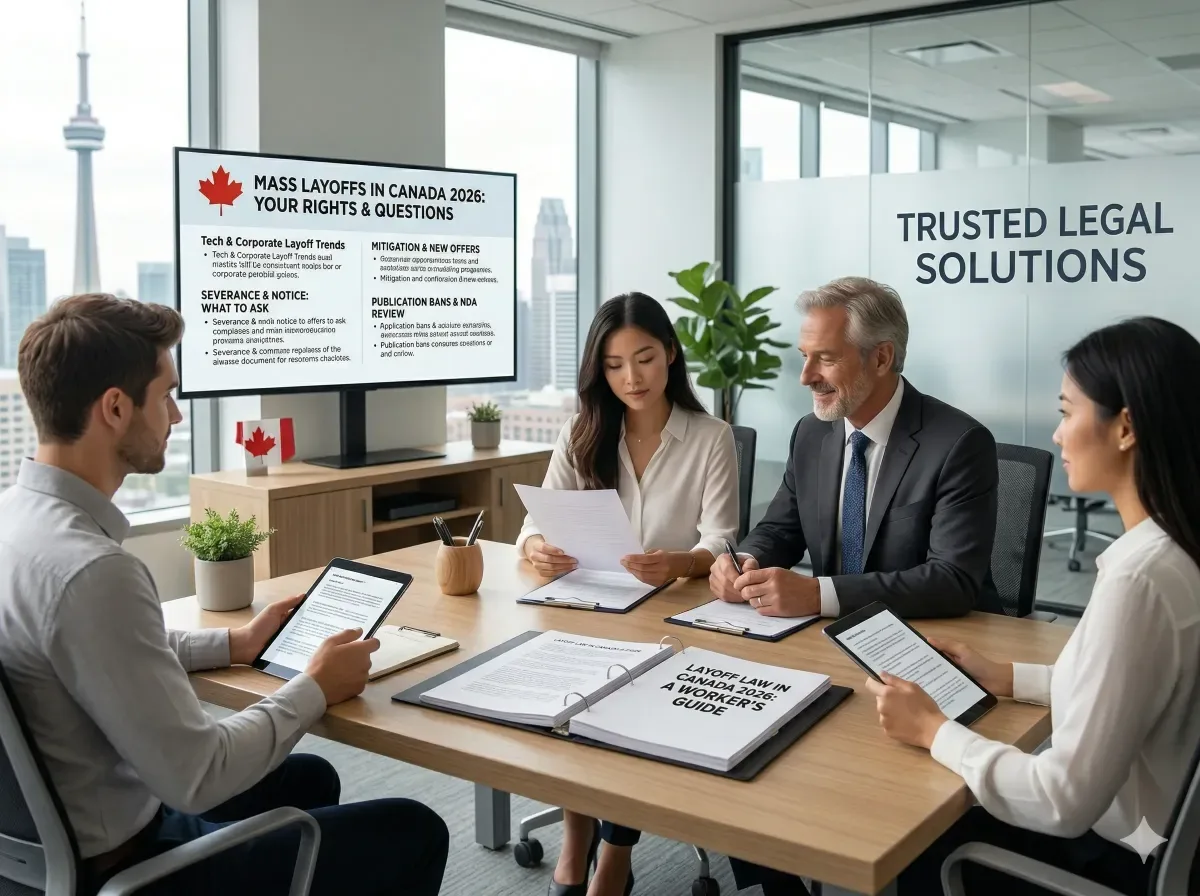 Mass Layoffs in Canada 2026: What Tech and Corporate Workers Should Ask an Employment Lawyer