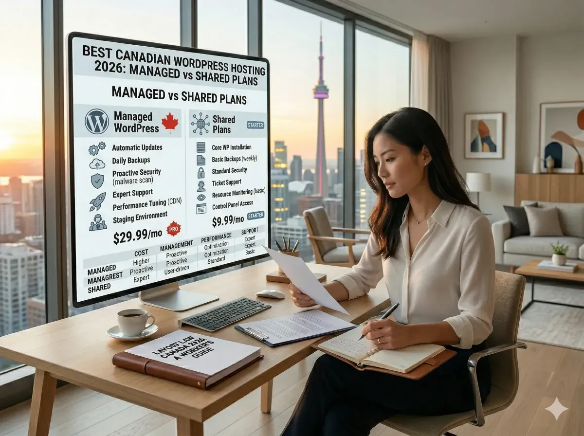 Best Canadian WordPress Hosting 2026: Managed vs Shared Plans