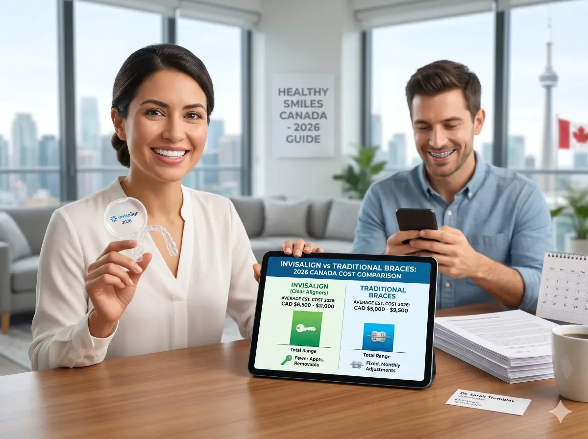 Invisalign vs Traditional Braces Cost in Canada 2026